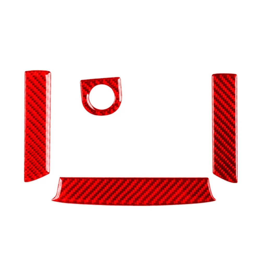 Red Center Console Storage Panel Cover Trim for Subaru Forester (2009-2013)