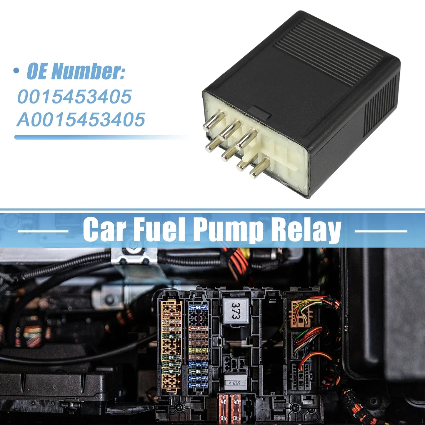 Car Fuel Pump Relay for Mercedes-Benz 380SE 380SEC 380SEL 500SEC (1981-1991)