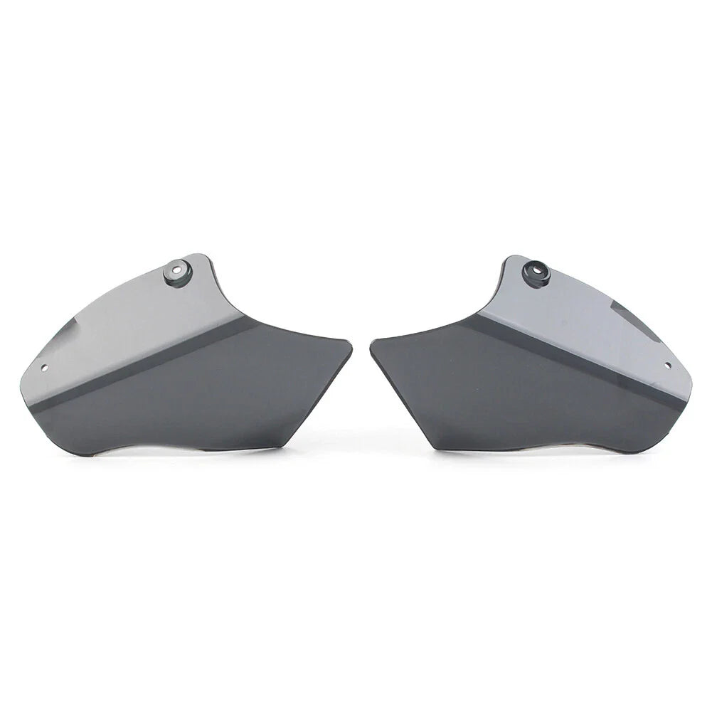 Tan ABS Plastic Saddle Shields for Harley Softail Fatboy (2000-2017)