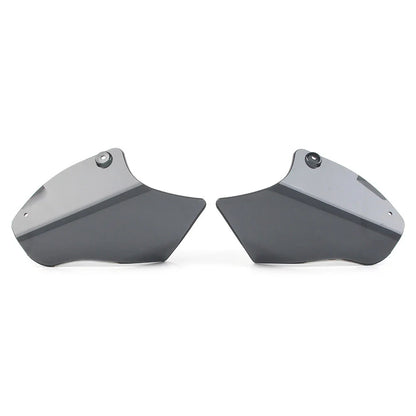 Tan ABS Plastic Saddle Shields for Harley Softail Fatboy (2000-2017)