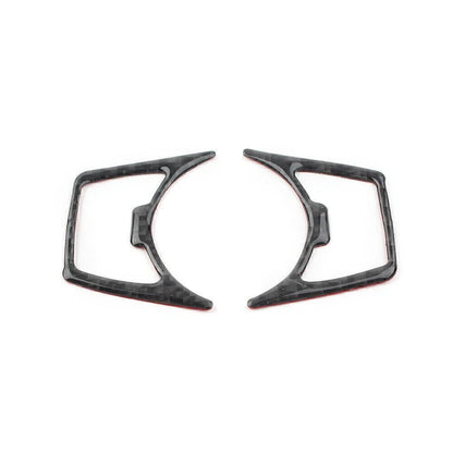 LHD Headlight Switch Cover Trim for Mustang 2015-2019 Carbon Fiber