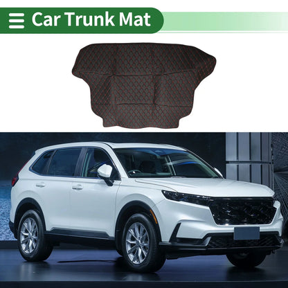 Cargo Liner Trunk Mat for Honda CR-V 2002-2006 3D Diamond Pattern Black