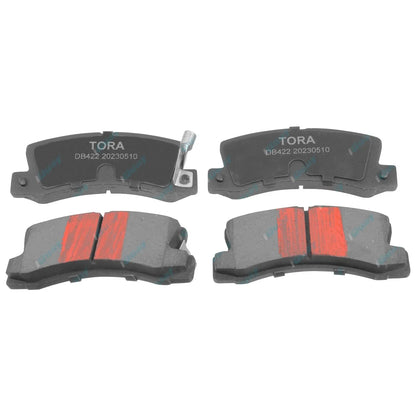 Rear Disc Brake Pads Set for Toyota Celica GT4 ST185 (1990-1992) AWD 4cyl