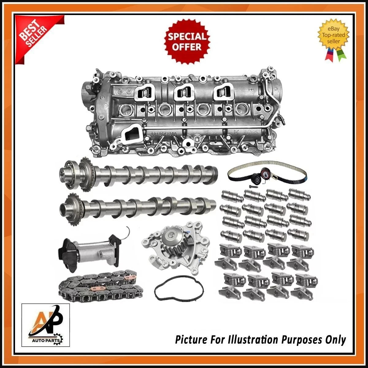 Full Cam Carrier Kit OEM Replacement for Peugeot 1.5 BlueHDi (2017–2021)