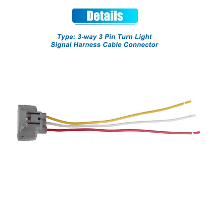 3-Way Turn Light Signal Harness Cable Connector for Toyota (No. 9098011020)
