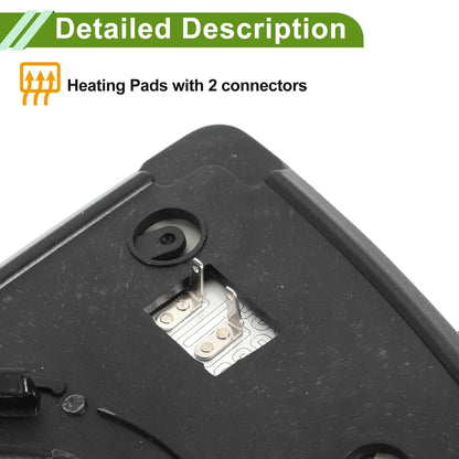 Heated Right Side Mirror Glass for Hyundai Accent (2005-2009)