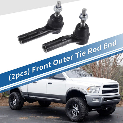 2 x Front Outer Tie Rod End Links for Dodge Dakota (2000-2004)