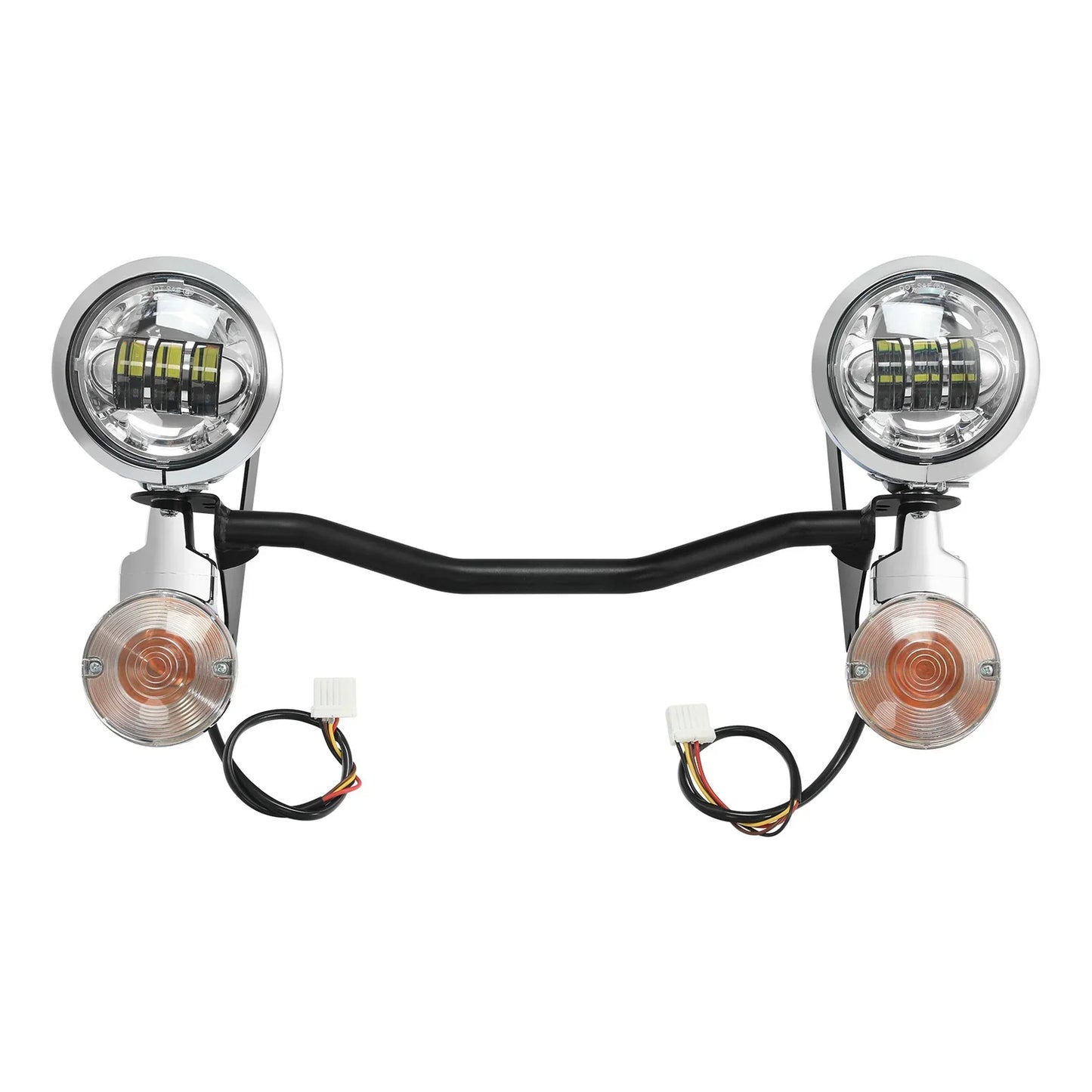 4.5" LED Spot Passing Lights Bar for Harley Road King (2014-2024)