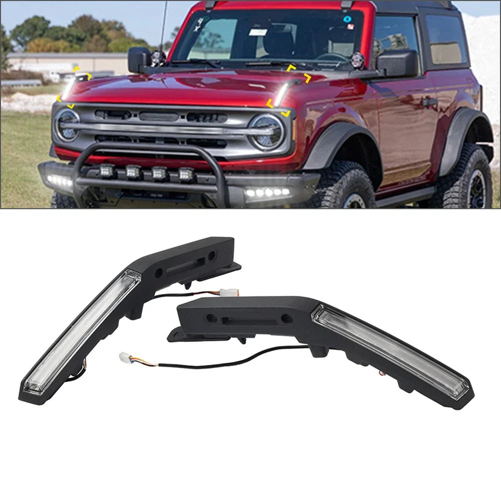 Hood Trail Sight Daytime Running Light for Ford Bronco (2021-2024)