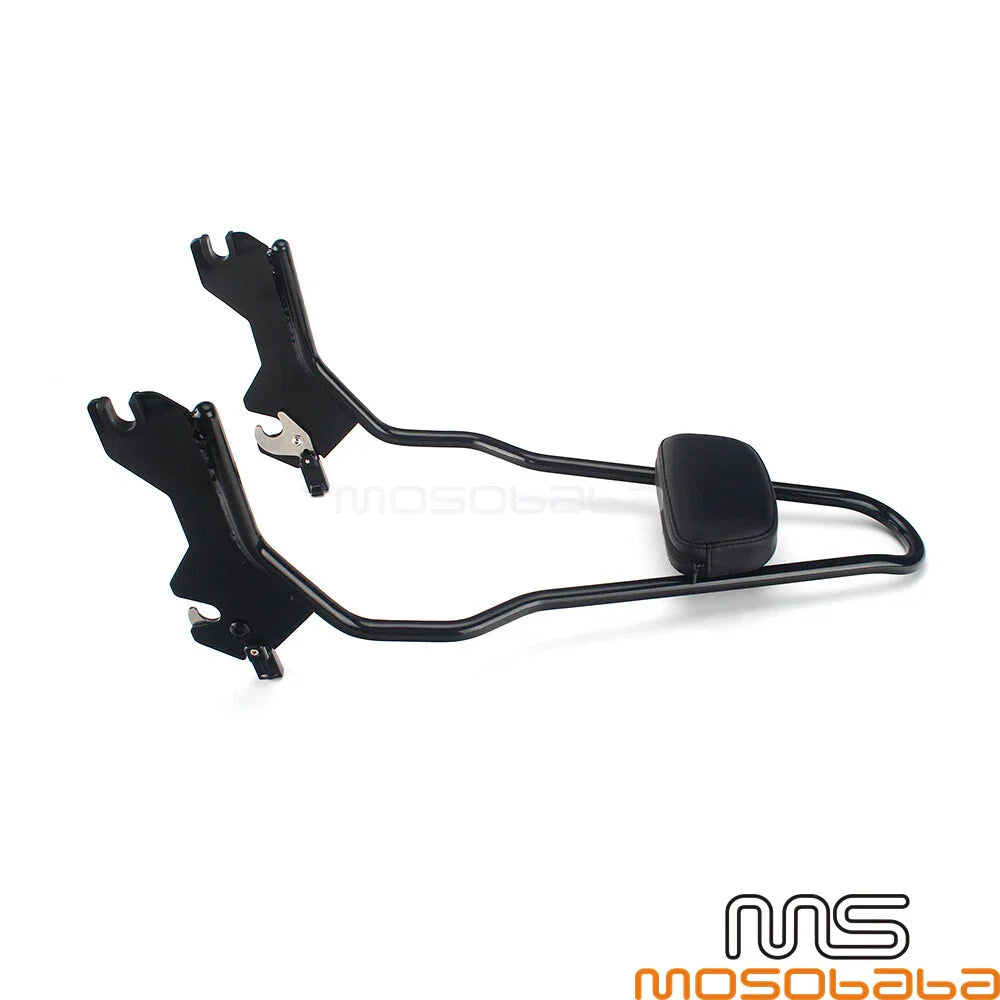 Detachable 20" Sissy Bar Backrest Pad for Harley Softail Slim FLSL FXBB (2018-2023)