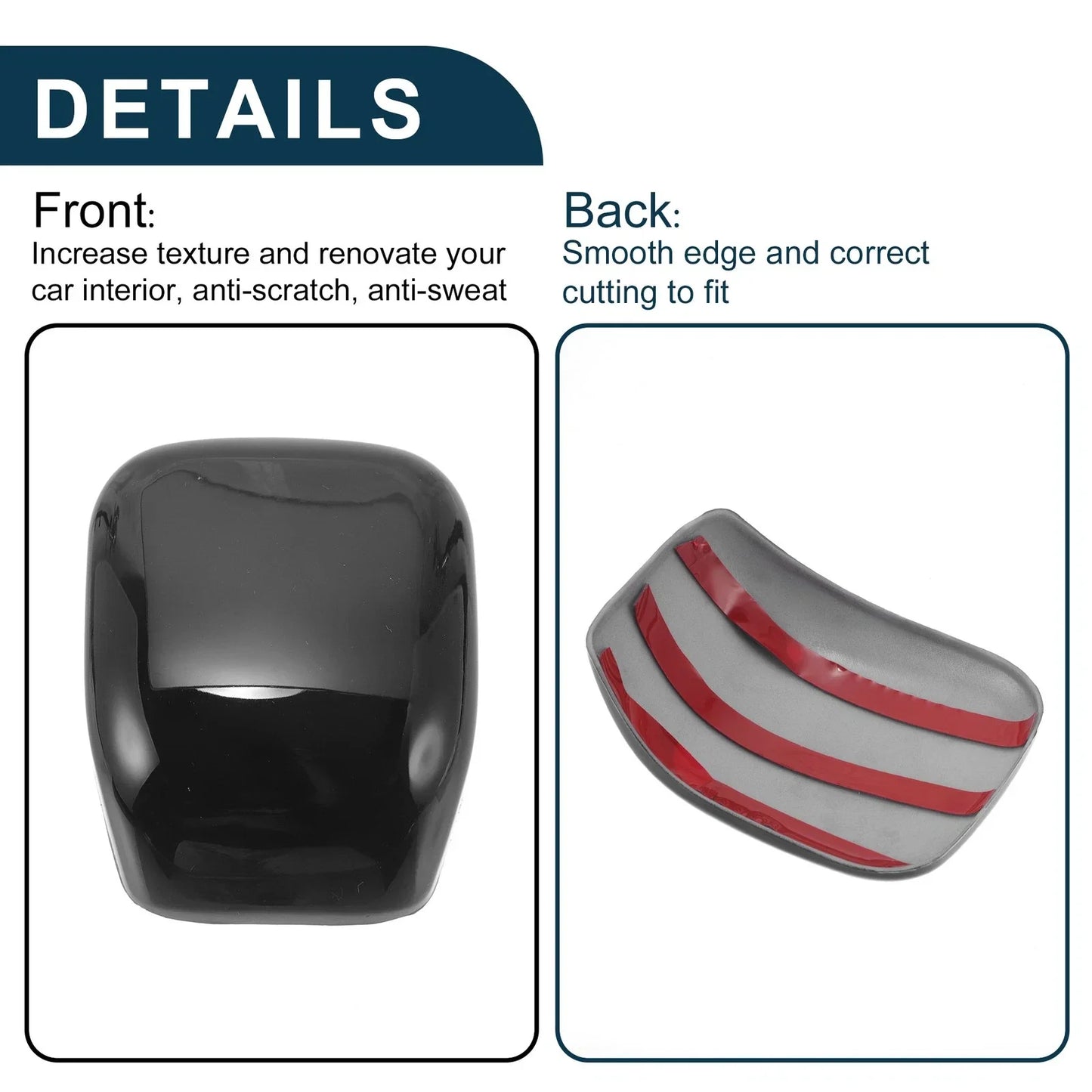 ABS Gear Shift Knob Cover Sticker for Mercedes-Benz A CLA Class (2019-2023)