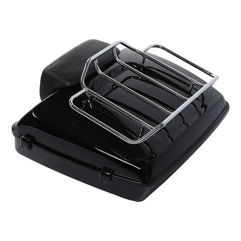 Chopped Trunk Backrest Rack Solo Mount for Harley Street Glide (2014-2025)