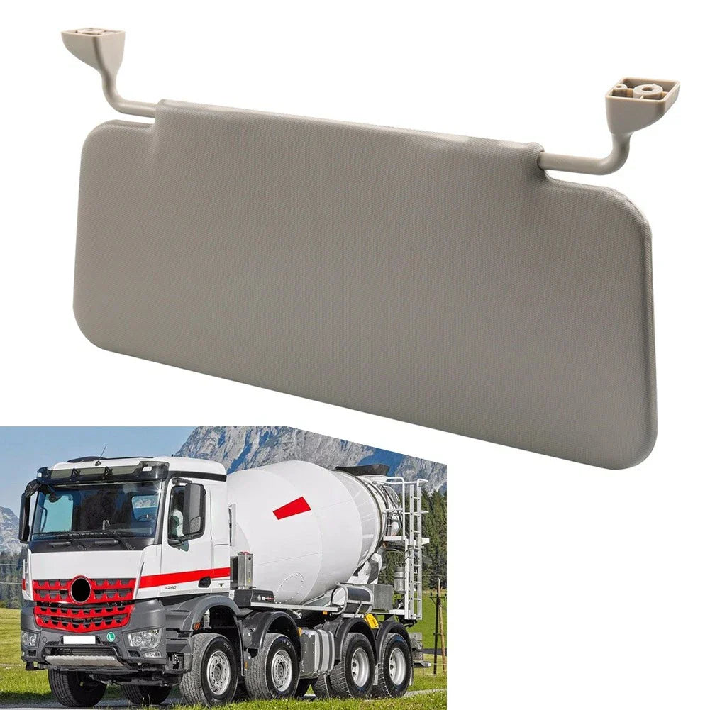 Gray Universal Adjustable Sun Visor for Construction Machinery Vehicles