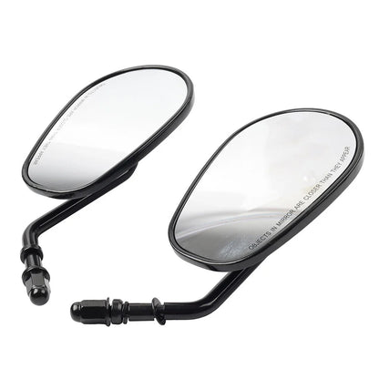 Black Rear View Side Mirrors for Harley-Davidson Sportster XL 1200 883 (2004-2023)