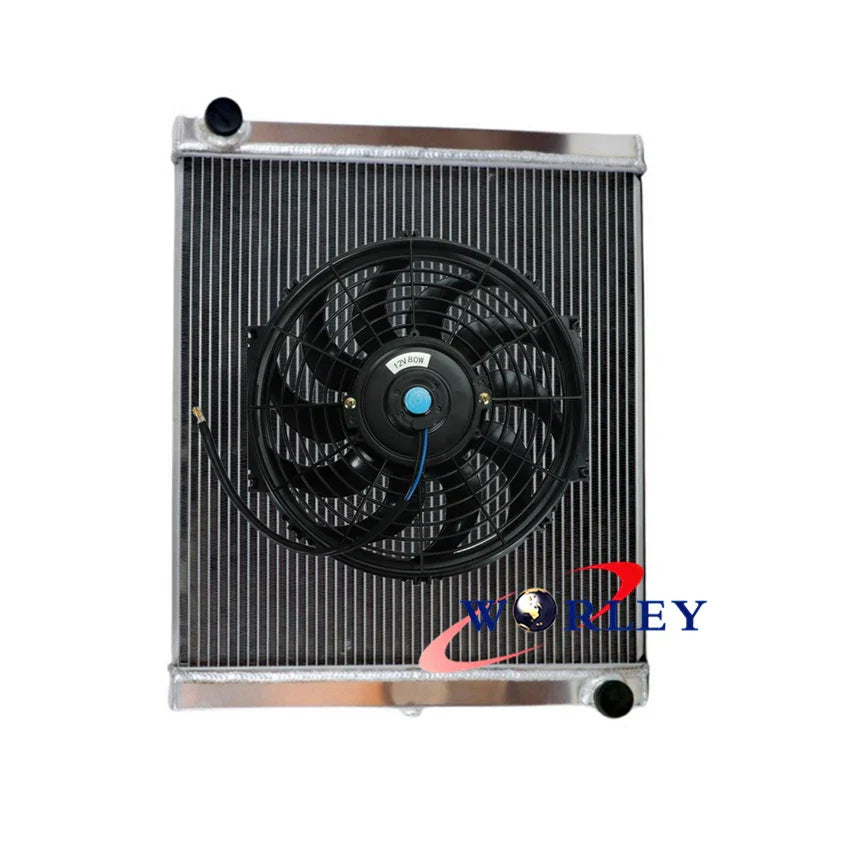 Aluminium Radiator + Fan for Ford Trader, Mazda T4000, T4600 (1995-2000)