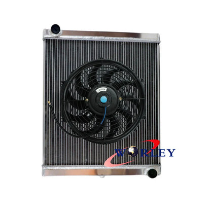 Aluminium Radiator + Fan for Ford Trader, Mazda T4000, T4600 (1995-2000)