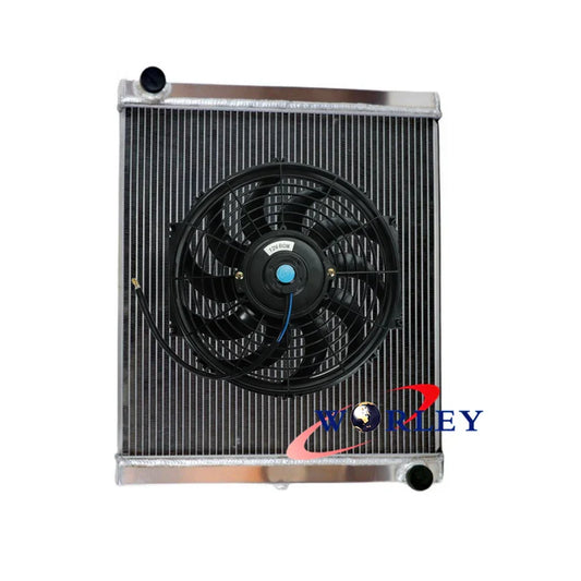 Aluminium Radiator + Fan for Ford Trader, Mazda T4000, T4600 (1995-2000)