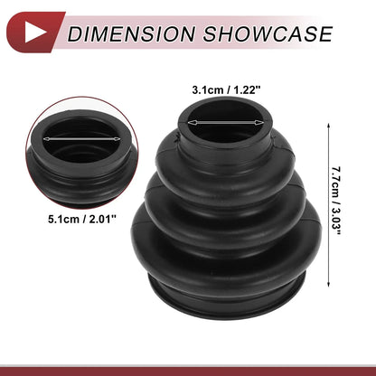 Outer CV Joint Boot Kit with Clamps for BMW 525i (2006-2007)