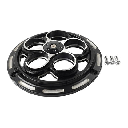 Black Engine Cooling Fan Cover for Vespa Sprint Primavera 150 (2013-2023)