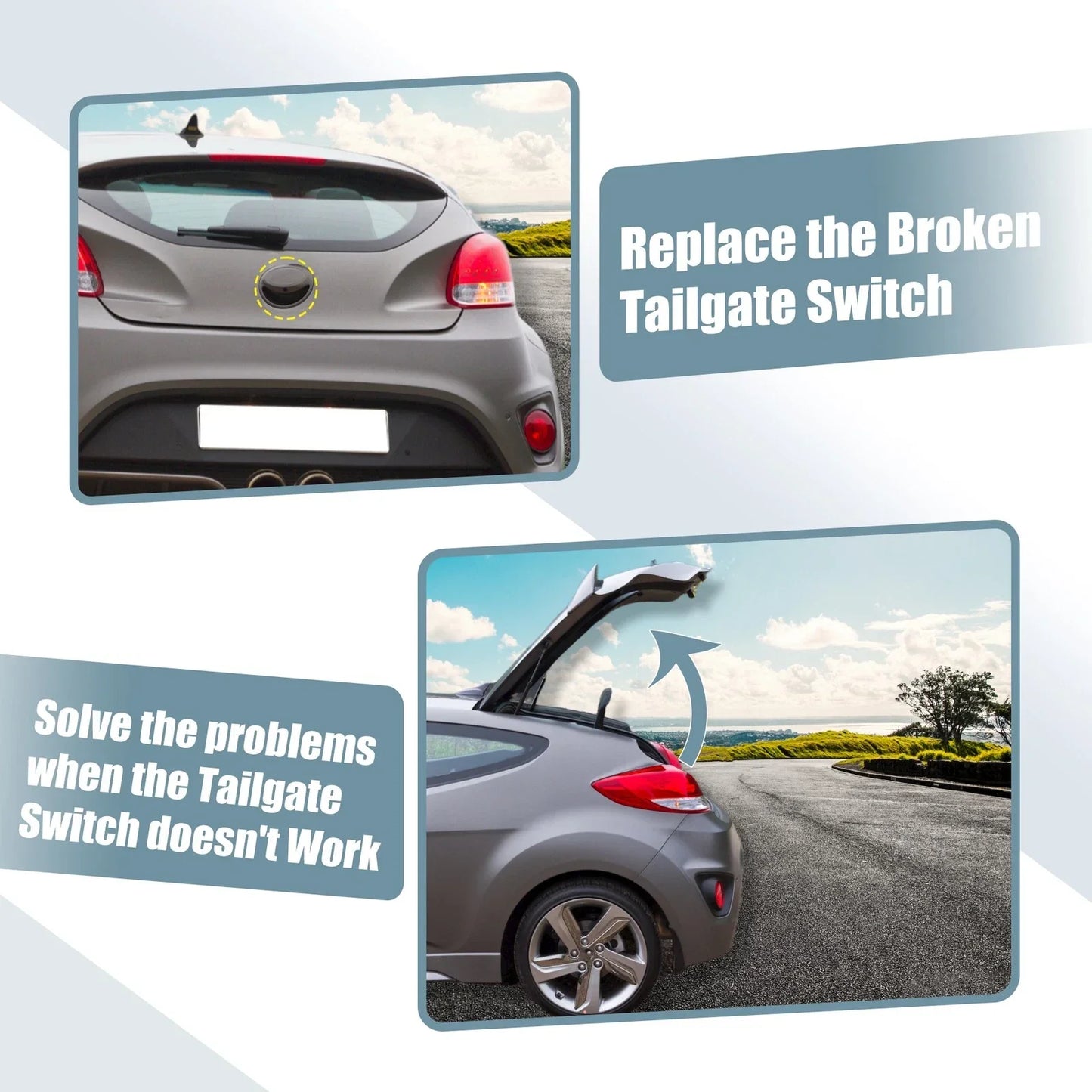 Rear Trunk Tailgate Cover Switch for Hyundai Veloster (2012-2017)