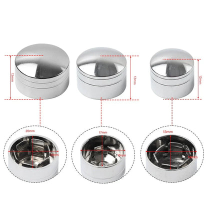 CNC Red Engine Topper Bolt Caps for Harley Heritage Softail FLST (2000-2006)