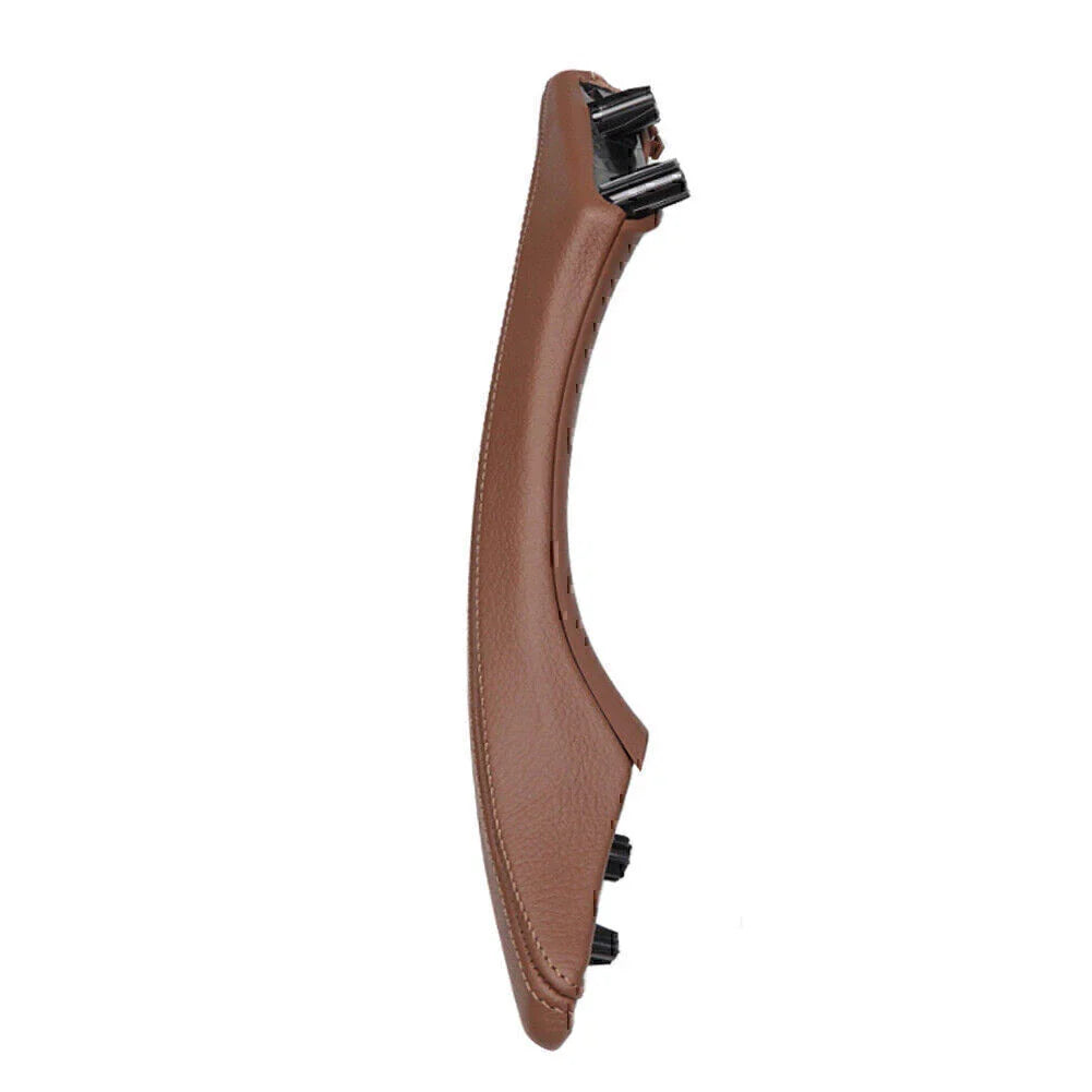 1x Real Leather Door Trim Pull Handle Right Side for BMW 5 Series (2010-2017)