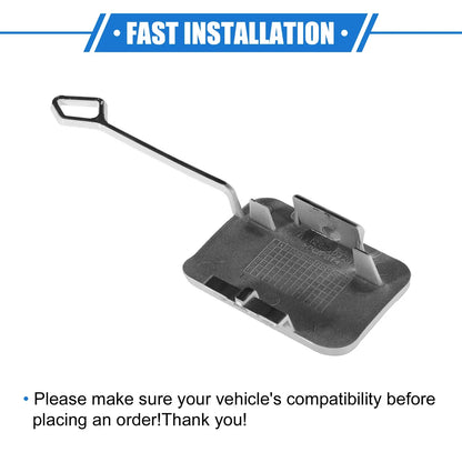 Rear Bumper Tow Hook Eye Hole Cap for Mercedes-Benz E550 Sedan (2010-2013)