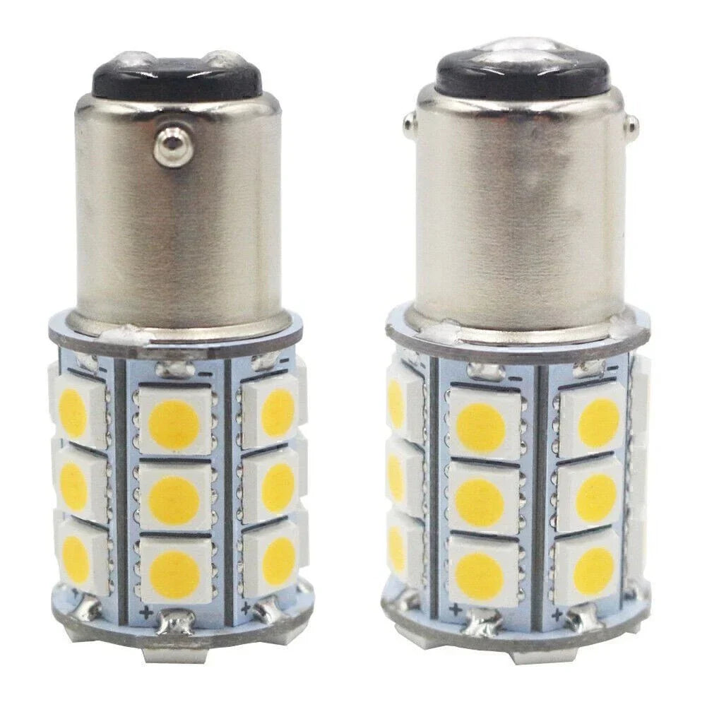 27-SMD BA15D White Cabin Marine Boat Interior Light Bulbs (1004-1142)