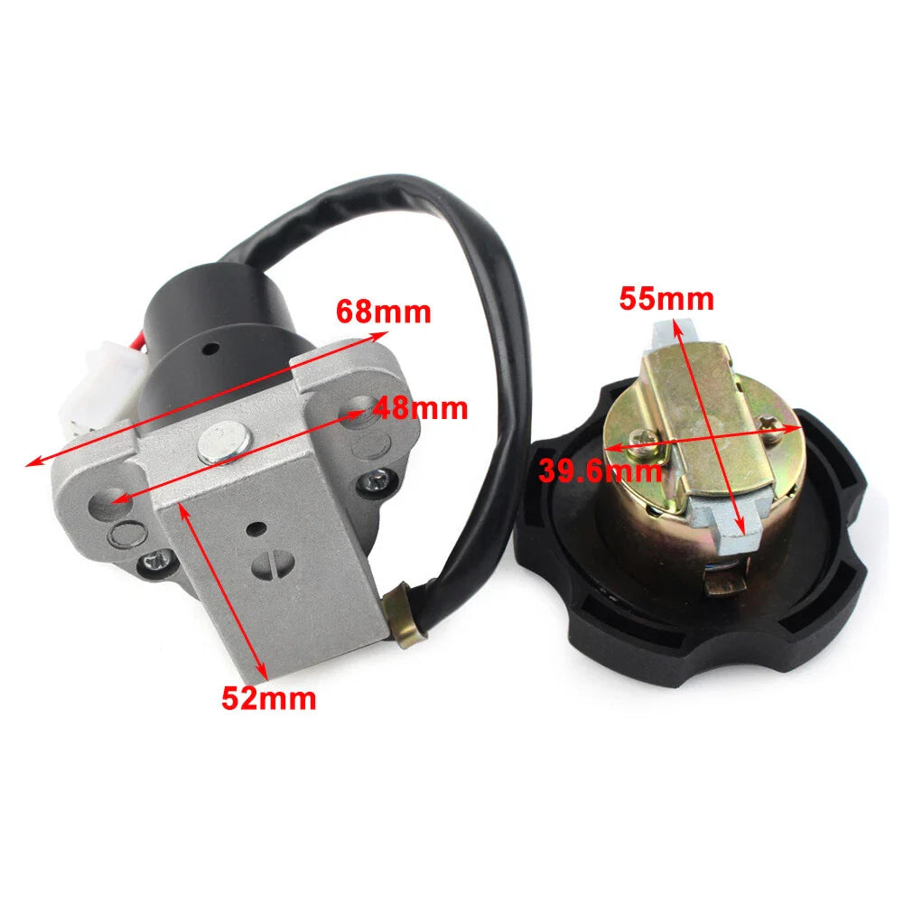 Ignition Switch Fuel Gas Cap Keys Set for Yamaha XT600 TW200 XT225 (1983-2007)