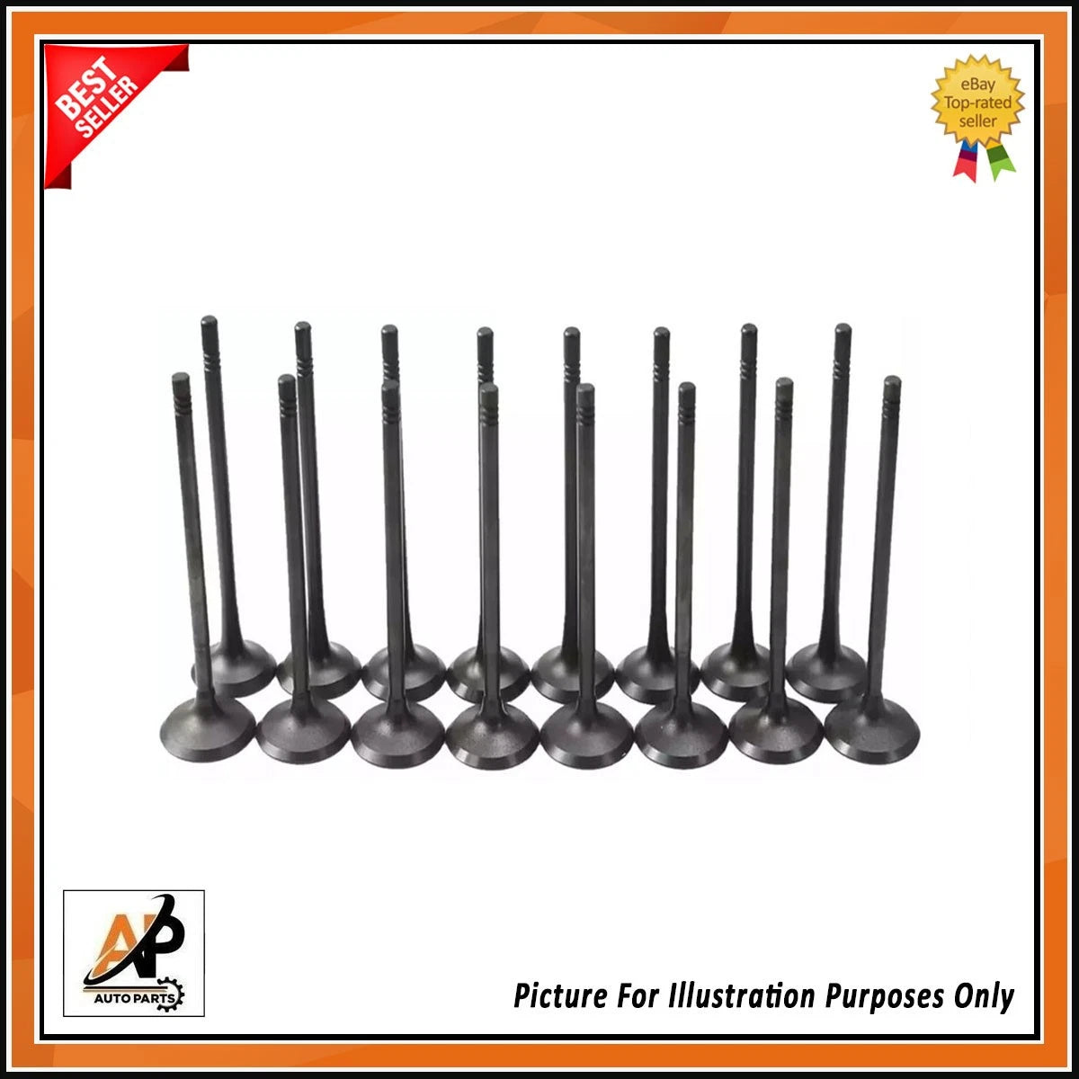 Engine Inlet and Exhaust Valves Replacement Set for Land Rover Range Rover (2016–2022)