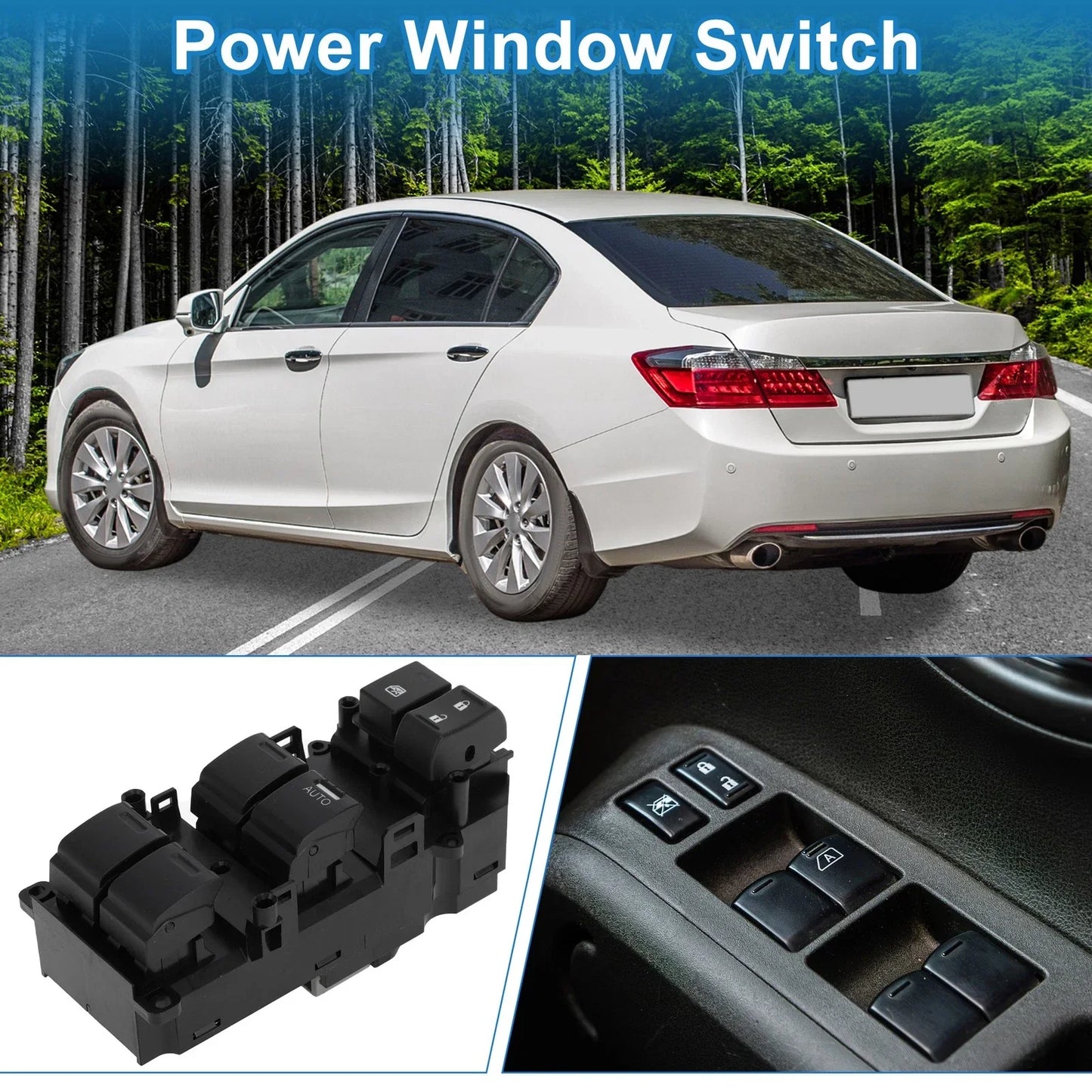 Front Right Driver Side Power Window Switch for Honda UR-V (2018-2023)