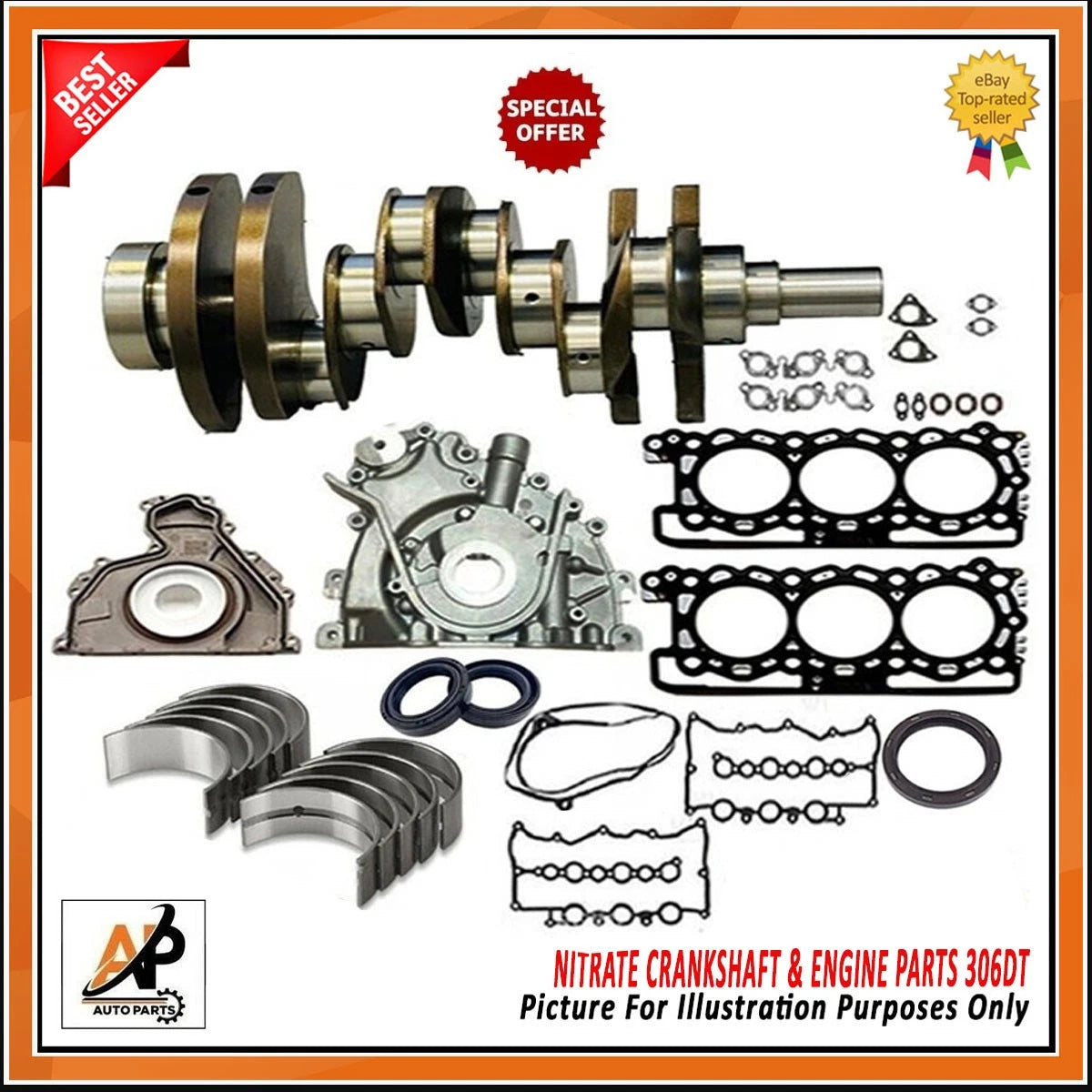 Engine Rebuild Kit Heavy Duty for Land Rover Jaguar 3.0 TDV6 (2016–2021)