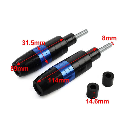8MM Motorcycle Frame Exhaust Slider Crash Pad Protector