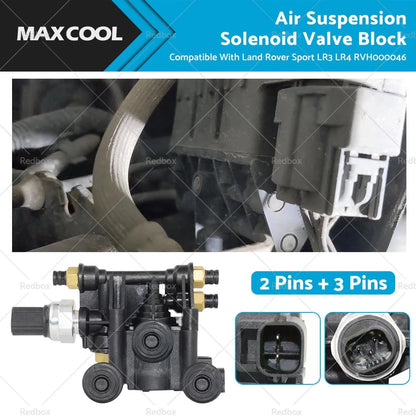 Air Suspension Solenoid Valve Block for Land Rover Sport LR3 LR4 (2005-2013)