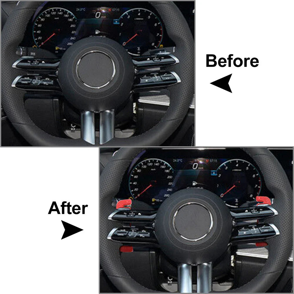 Steering Wheel Paddle Shifter Extensions for Mercedes Benz C-Class (2015-2023)