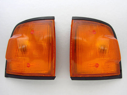 Isuzu TF TFR Holden Rodeo Corner Lights - Black Orange (1997-2003)