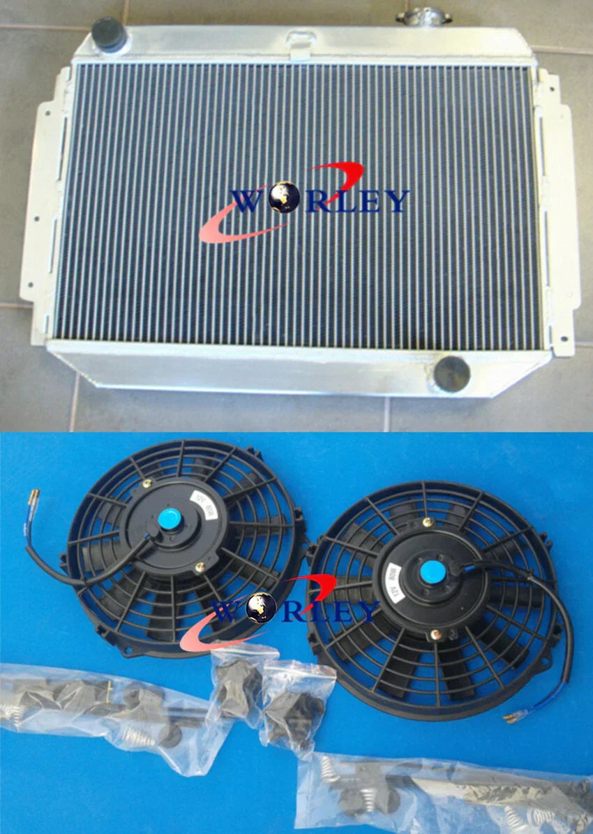 3Row Aluminum Radiator + Fan for Holden Kingswood (1968-1980)