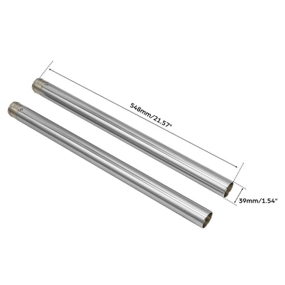 39mm Chrome Front Fork Tubes for Harley Sportster Iron 883 1200 (2016-2022)