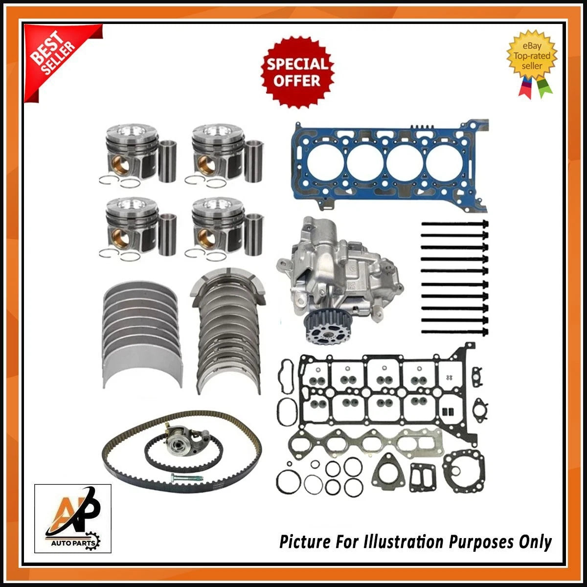 Engine Bearings Replacement for Ford Transit EcoBlue 2.0 (2017–2024)