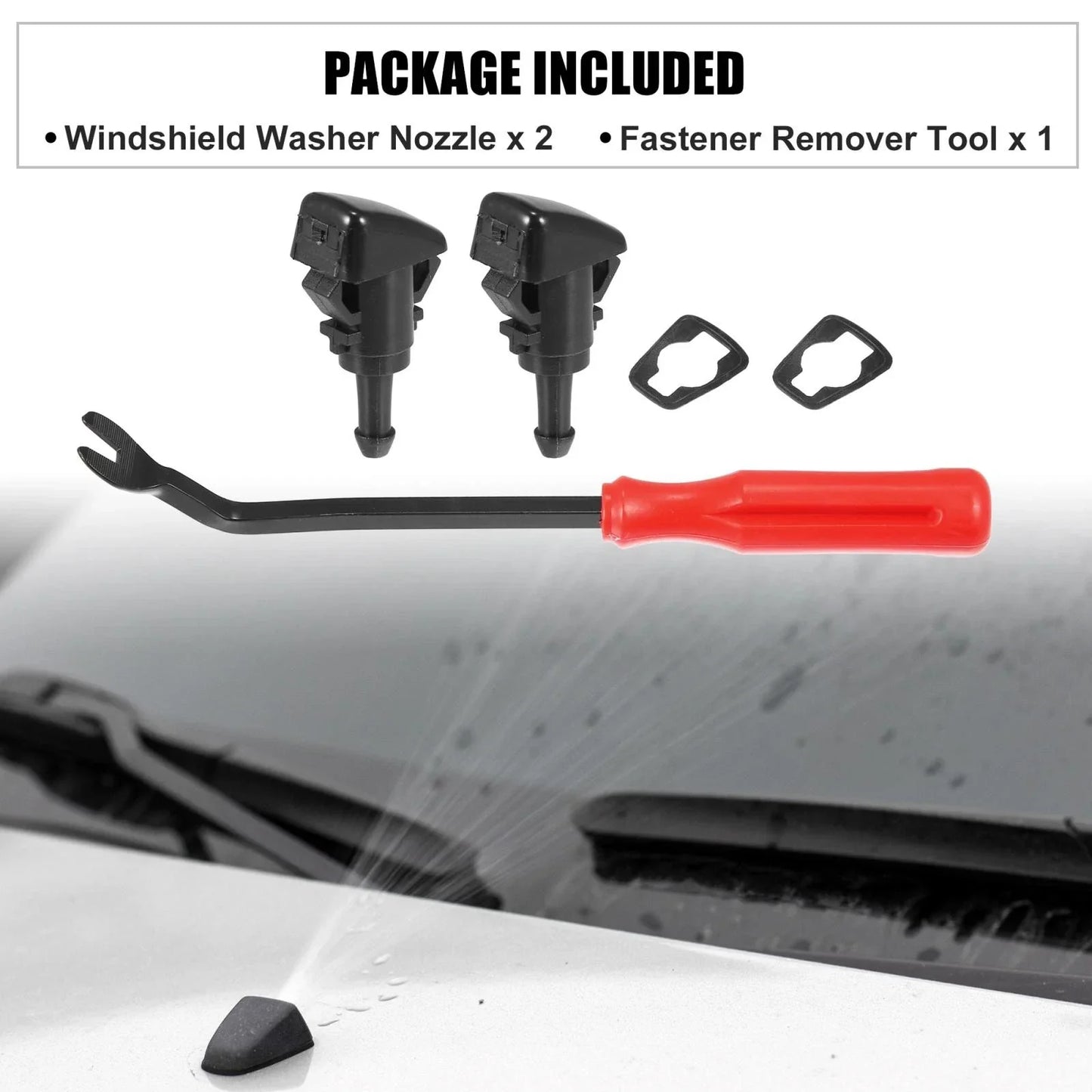5 x Front Windshield Washer Nozzles for Dodge Ram (2009-2010)