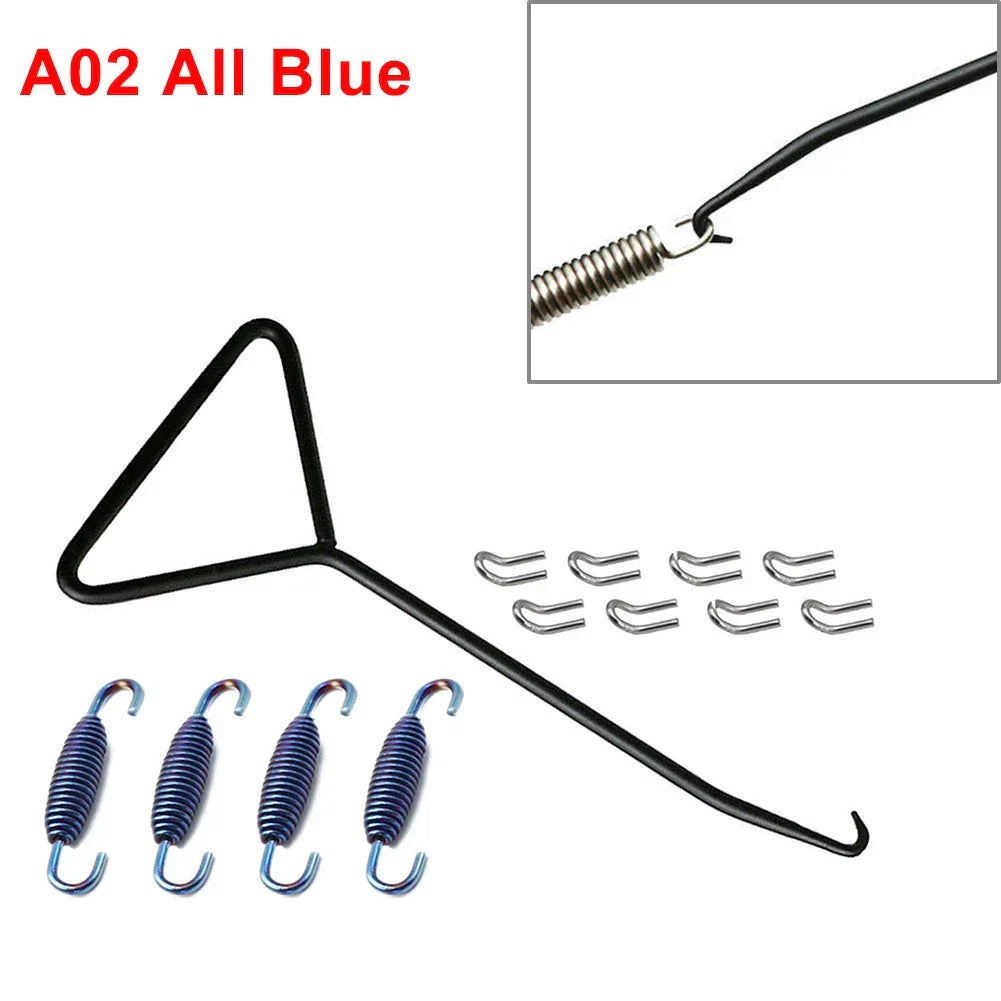 Exhaust Pipe Muffler Mounting Springs Hooks for Motorcycle (A02)