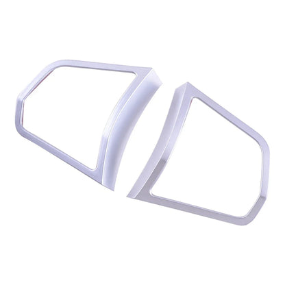 Silver Steering Wheel Panel Cover Trim for BMW 5 7 Series (2010-2017)