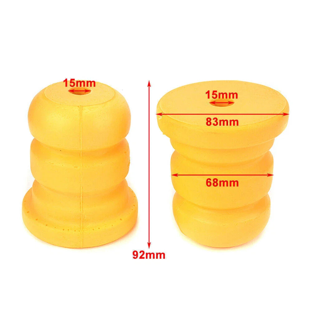 Yellow Rear Position Control Arm Bump Stops for Cadillac Chevy GMC Truck