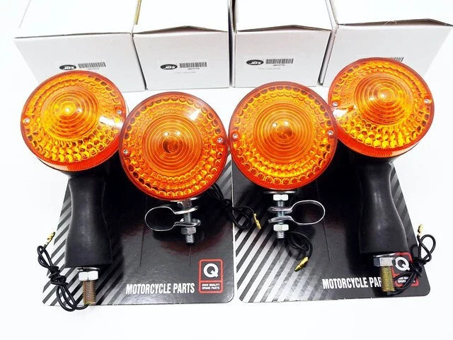 DT400 77-79 Front Rear Turn Signal Indicator Blinker Set for Yamaha