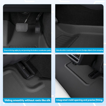 6Pcs Black Floor Mat Boot Liner for Toyota Camry (2017-2024)