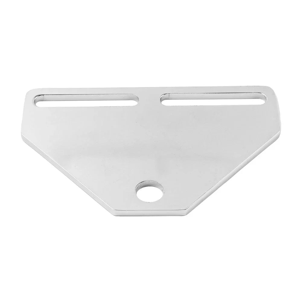 Bottom Mount Headlight Bracket Adapter for Harley Cruiser Chopper Touring Chrome