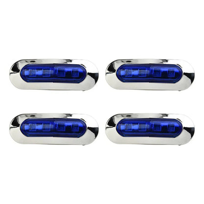 Lamp 12-24V 4 LED Courtesy Lights for Marine Boat RV Trailer