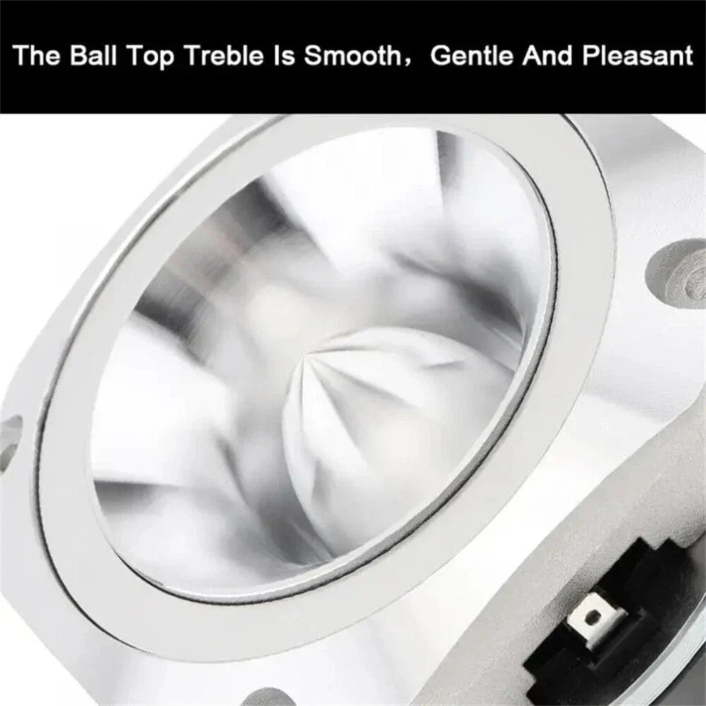 1x Universal Tweeter Unit for Vehicle Car Silver Max Music Power 600W