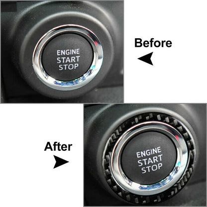 Carbon Fiber Ignition Switch Ring Trim for Subaru Forester (2013-2018)