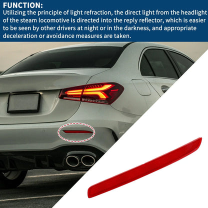 Bumper Reflector for Mercedes-Benz A220 (2019-2022) 1 x Rear Right